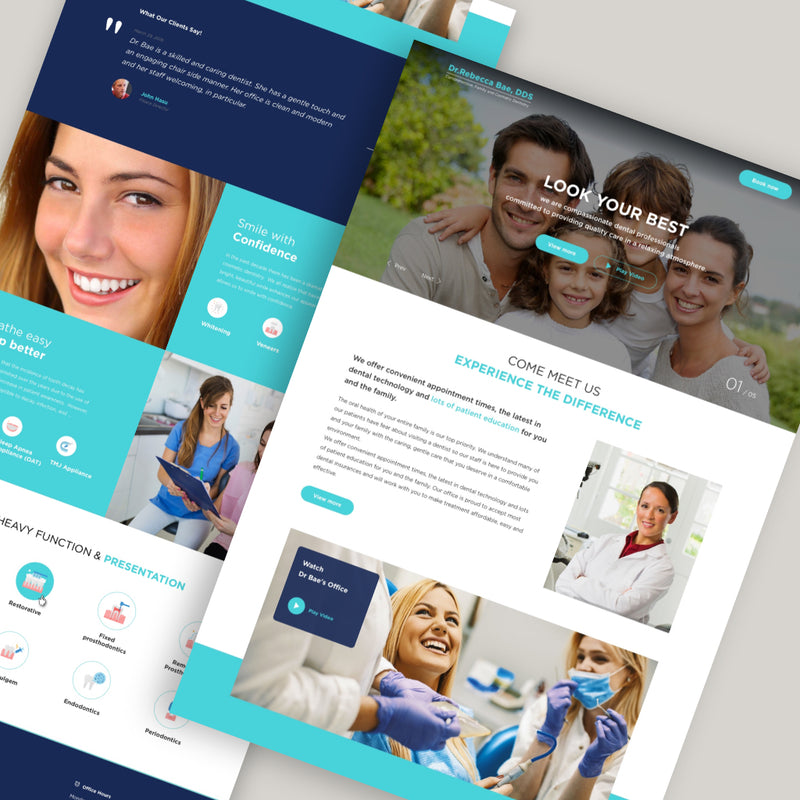 Patient Honey Custom Dental Website (Demo)