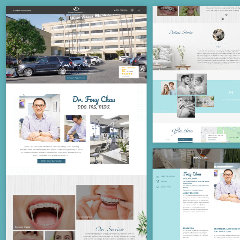 Patient Honey Custom Dental Website (Demo)