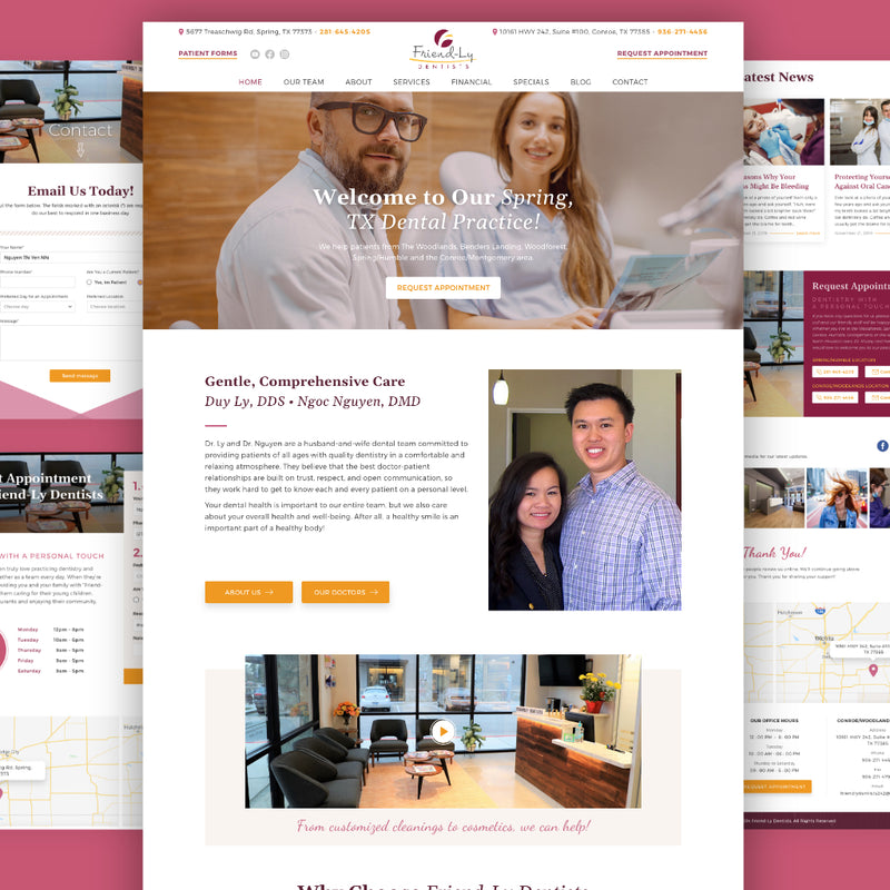 Patient Honey Custom Dental Website (Demo)