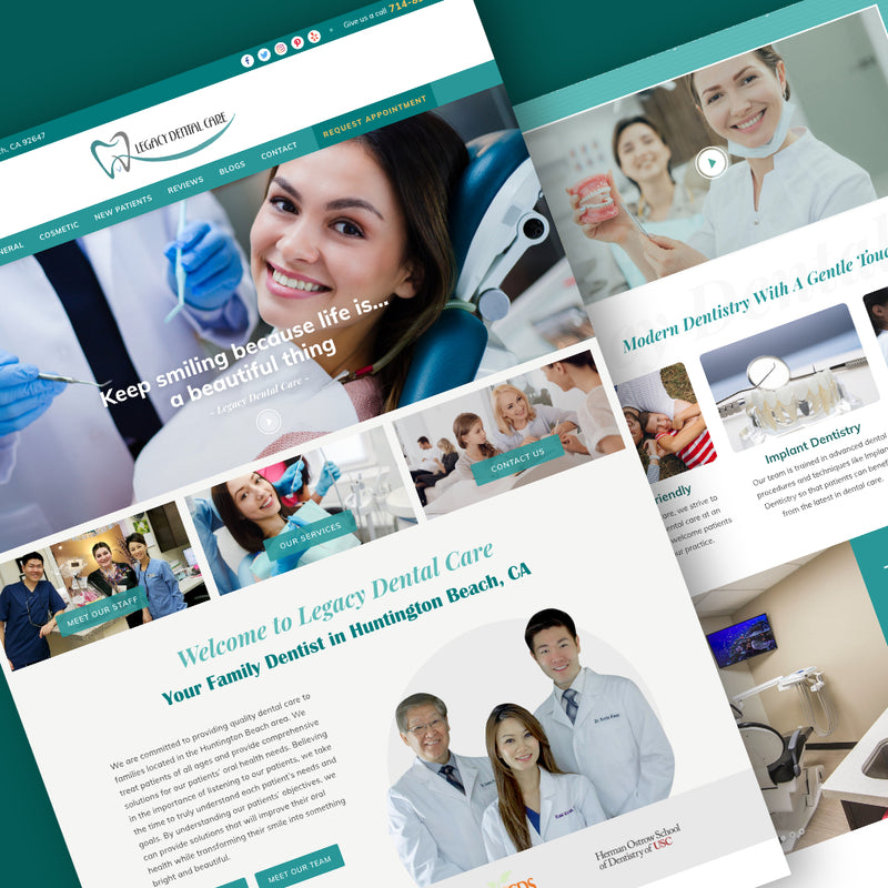 Patient Honey Custom Dental Website (Demo)