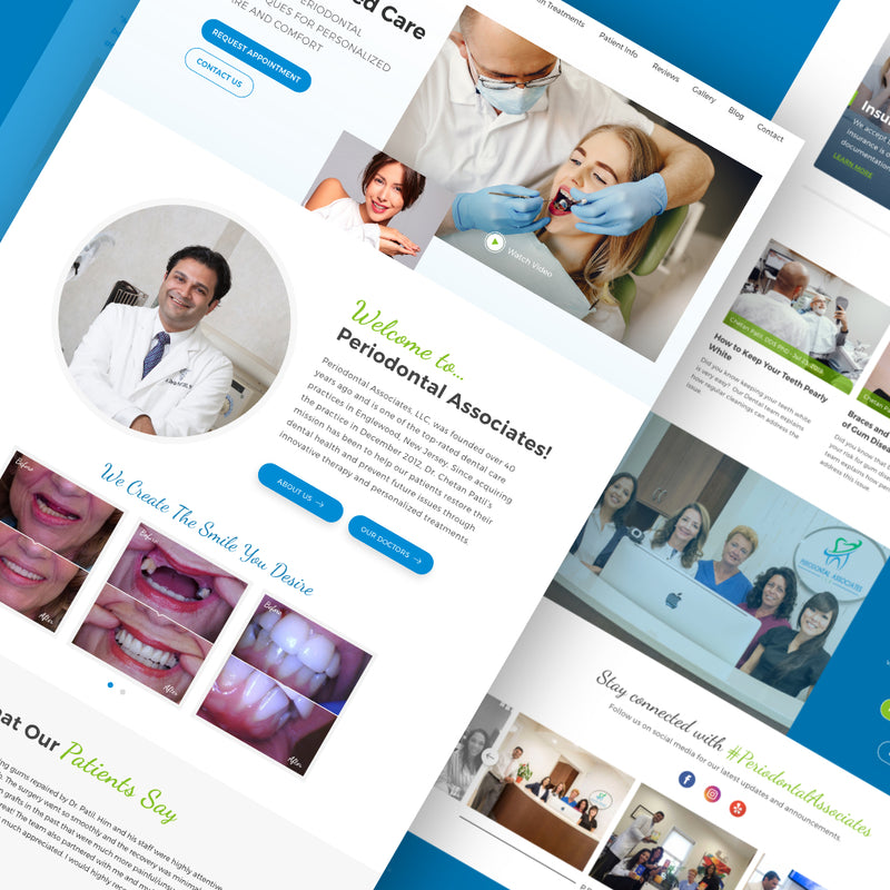 Patient Honey Custom Dental Website (Demo)