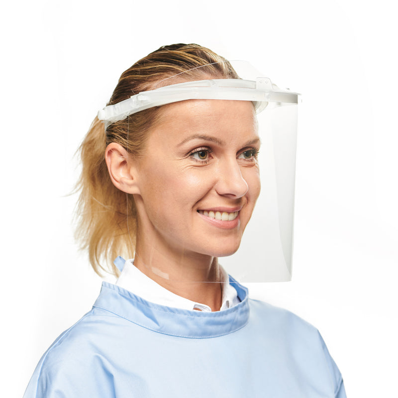 Face Shield Pack (50 Shields + 2 Visors)
